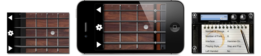iPhone with Bassist screenshots
